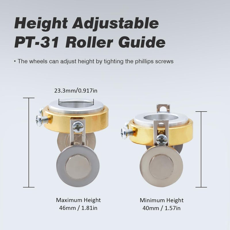 BDR PT-31 Circle Guide LG40 Circinus Roller Guide JG-40 WSD-40 compasses Wheel Roller Guide for PT-31 Plasma Torch CUT40 CUT50D LGK40 Plasma Cutter Torch PK1 - Image 2